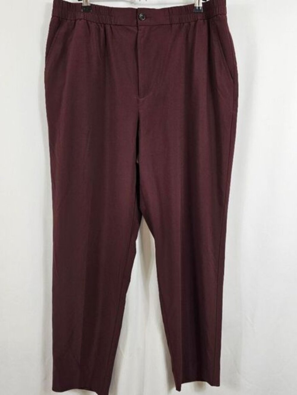 Banana Republic Lightweight Pants In Burgundy - Size L